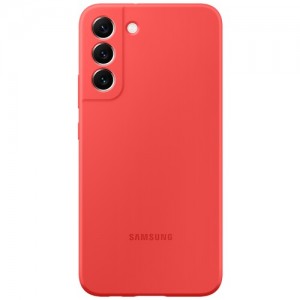 Клип-кейс Samsung Silicone Cover для Galaxy S22+ Красный (EF-PS906TPEGRU)  (13137)