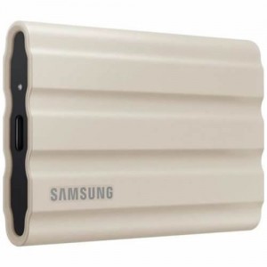Внешний накопитель Samsung T7 Shield SSD USB 3.2 1Tb Beige (Бежевый) MU-PE1T0K/WW  (13976)