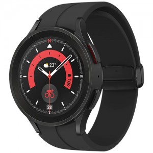 Умные часы Samsung Galaxy Watch 5 Pro LTE 45мм Black Titanium (Черный титан)  (13990)