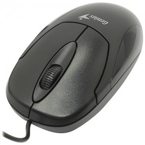 Проводная мышь Genius Xscroll V3 USB оптическая Black (Черная)  (10187)